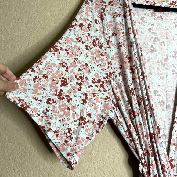 Prana Wrap robe Women Medium Tencel Modal Floral SOFT Comfort Everyday - Picture 10 of 11